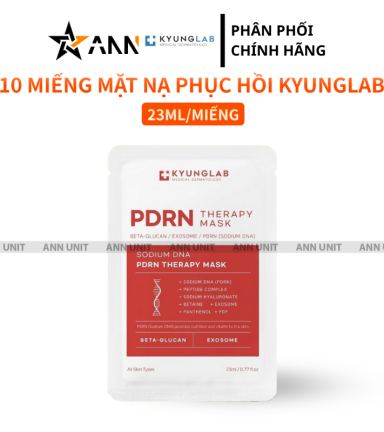 Combo 10 Miếng Mặt Nạ Phục Hồi KyungLab Pdrn Therapy Mask 23ml/Miếng - 10MNKYUNGLAB