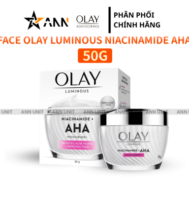 Kem Dưỡng Olay Luminous Niacinamide + AHA Moisturizer 50g - 4987176080547