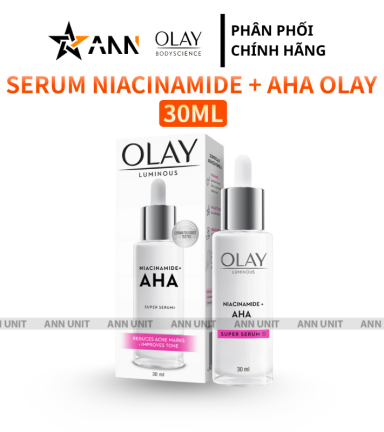 Tinh Chất Niacinamide Aha Super Serum Olay Lumious 30ml - 4987176080561