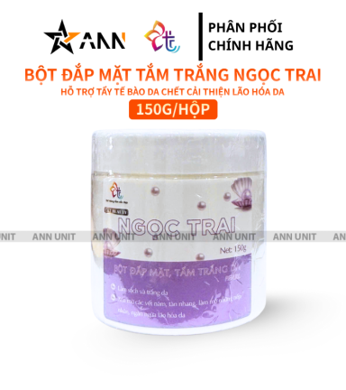 Bột Đắp Mặt Tắm Trắng Da Ngọc Trai Nguyên Chất T&T Beauty 150g/Hộp - 8936148011597