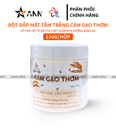 Bột Đắp Mặt Tắm Trắng Da Cám Gạo Thơm Nguyên Chất T&T Beauty 150g/Hộp - 8936148011504