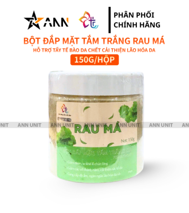 Bột Đắp Mặt Tắm Trắng Da Rau Má Nguyên Chất T&T Beauty 150g/Hộp - 8936148011573
