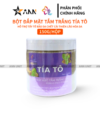 Bột Đắp Mặt Tắm Trắng Da Tía Tô Nguyên Chất T&T Beauty 150g/Hộp - 8936148011450