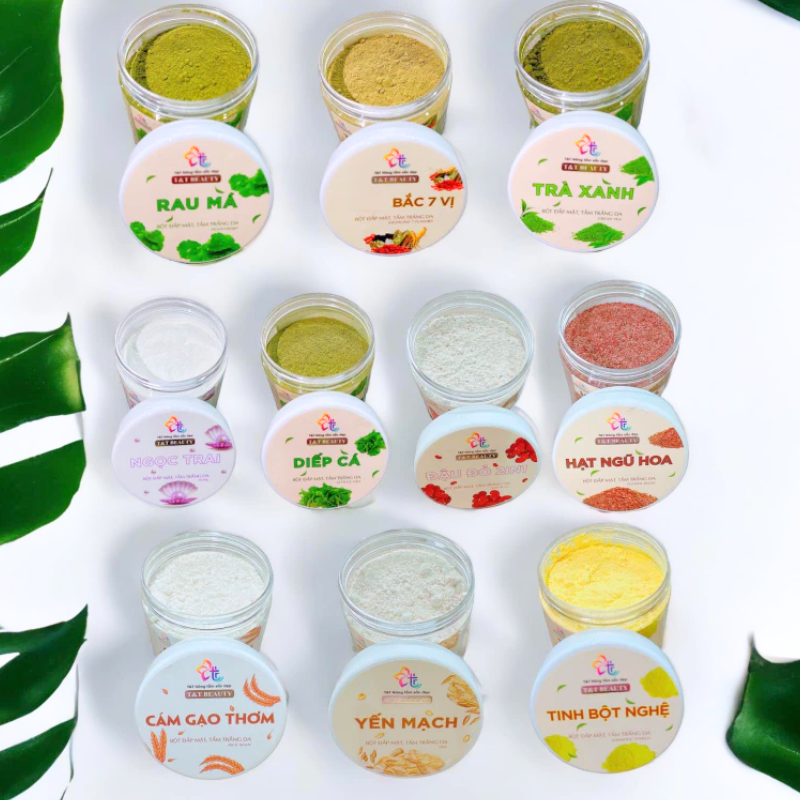 26807_57_20250929122650-1.png Bột Đắp Mặt Tắm Trắng Da Đậu Đỏ 2in1 Nguyên Chất T&T Beauty 150g/Hộp - 8936148011511