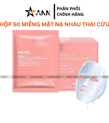 Hộp 50 Miếng Mặt Nạ Nhau Thai Cừu Rwine Beauty - 4570053090229CB50