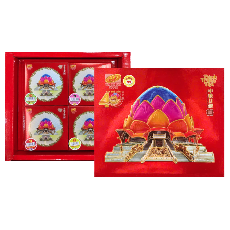 Shop sỉ bánh Trung Thu Tân Huê Viên Hộp 4 Cái x 150g 2 Shop sỉ bánh Trung Thu Tân Huê Viên Hộp 4 Cái x 150g