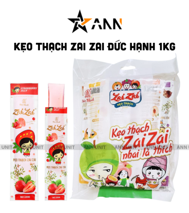 Túi Thạch Rau Câu Zai Zai Đức Hạnh Mix Vị 1kg - TRCZZDH1KG