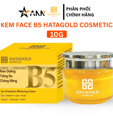 Kem Dưỡng Sáng Da B5 Hatagold Cosmetics Màu Vàng 10g - 8936214120338