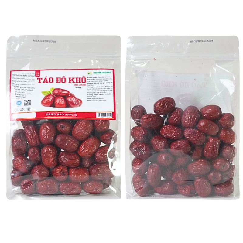 Táo Đỏ Khô Size Jumbo 500g Thơm Ngon 6 Táo Đỏ Khô Size Jumbo 500g Thơm Ngon