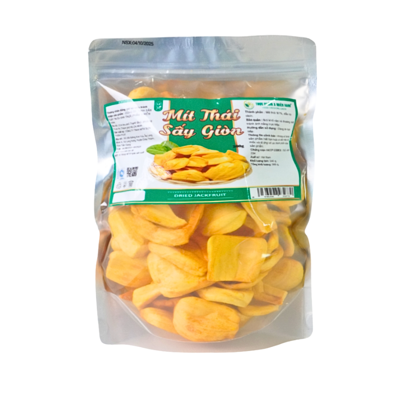 Mít Thái Sấy Giòn 300g Thơm Ngon Túi Zip 6 Mít Thái Sấy Giòn 300g Thơm Ngon Túi Zip
