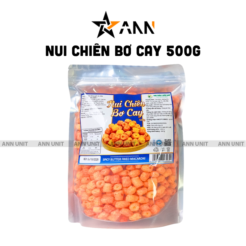 26833_67_20251007174107-2.png Nui Chiên Bơ Cay Cam 500g Giòn Ngon Túi Zip - 8936208934620
