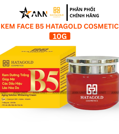Kem Dưỡng Sáng Da B5 Hatagold Cosmetics Màu Đỏ10g - 8936061332069