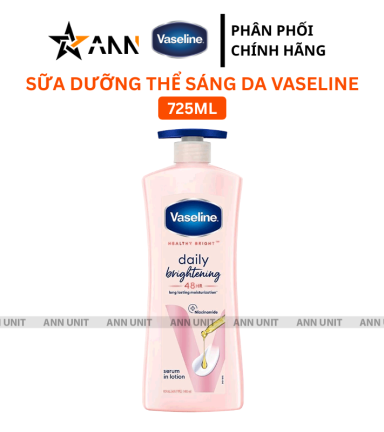 Sữa Dưỡng Thể Vaseline Intensive Care Daily Brightening 725ml - SDTVSLMH