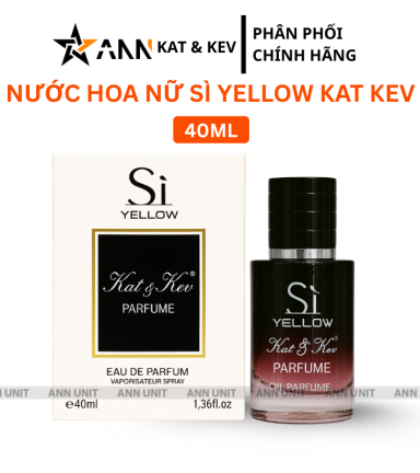Nước Hoa Nữ Kat Kev Parfume Sì Yellow 40ml - Hương Thơm Nữ Tính Quyến Rũ - 8936213270379