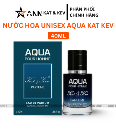 Nước Hoa Unisex Kat Kev Parfume Aqua Pour Homme 40ml - Hương Thơm Tươi Mát Quyến Rũ - 8936213270331