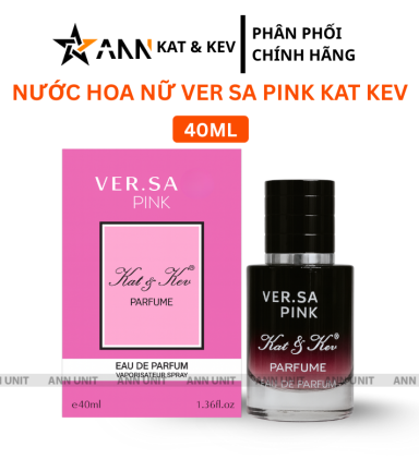 Nước Hoa Nữ Kat Kev Parfume Ver Sa Pink 40ml - Hương Thơm Ngọt Ngào Quyến Rũ - 8936213270386