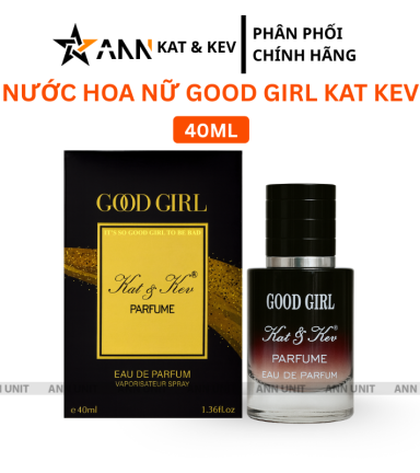 Nước Hoa Nữ Kat Kev Parfume Good Girl 40ml - Hương Thơm Ngọt Ngào Quyến Rũ - 8936213270218