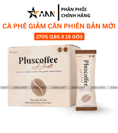 Cà Phê Giảm Cân Pluscoffee Diet 270g (18g x 15 Gói) - NGCS02