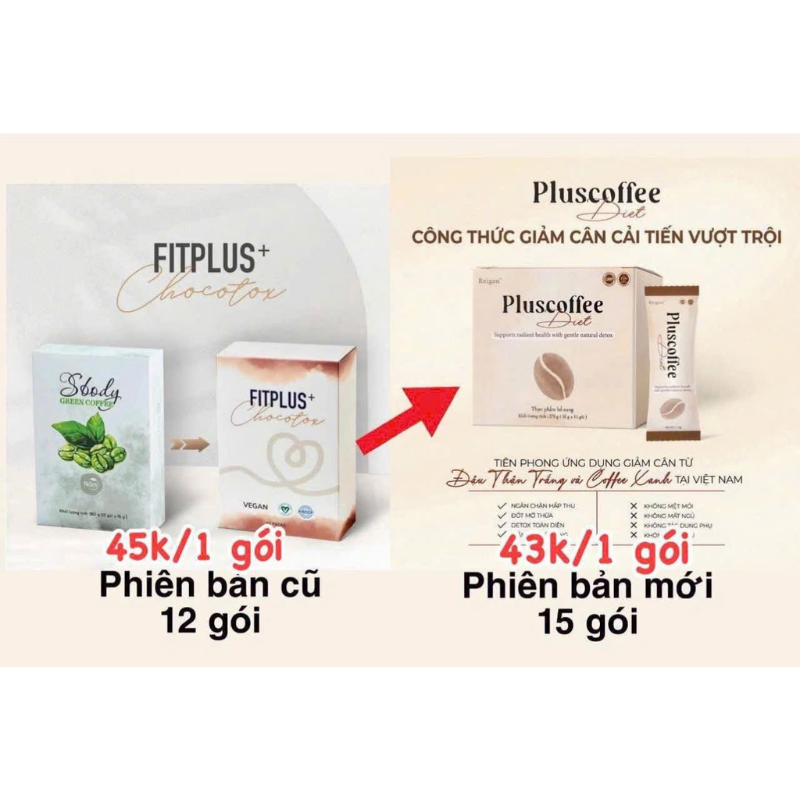 Cà Phê Giảm Cân Pluscoffee Diet 270g (18g x 15 Gói) 8 Cà Phê Giảm Cân Pluscoffee Diet 270g (18g x 15 Gói)