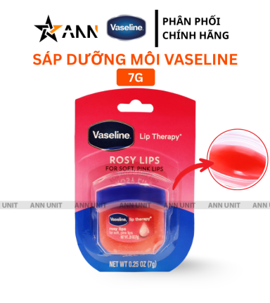 Sáp Dưỡng Môi Vaseline Rosy Lips Mềm Mịn 7g - 305210231597