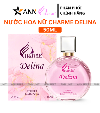 Nước Hoa Nữ Charme Delina 50ml - Hương Thơm Nữ Tính Tươi Mát - 8936194698629