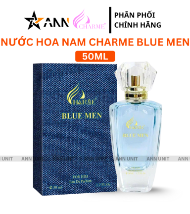 Nước Hoa Nam Charme Blue Men 50ml - Hương Thơm Bí Ẩn Lịch Lãm Bí Ẩn - 8936194698698