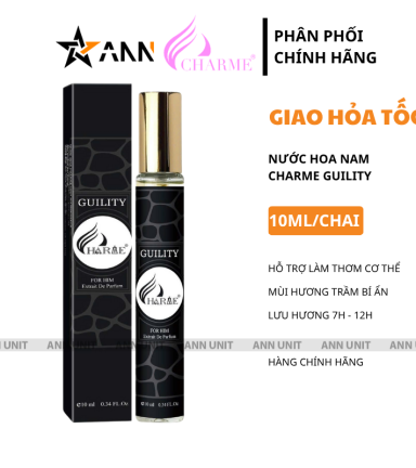 Nước Hoa Nam Charme Guility 10ml Mùi Thơm Trầm Bí Ẩn - 8936194698957LE
