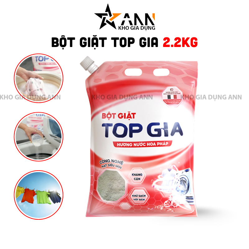 26884_3_20251015152959-1.png Bột Giặt Quần Áo Top Gia 2.2kg Hương Nước Hoa Pháp - BGQA03