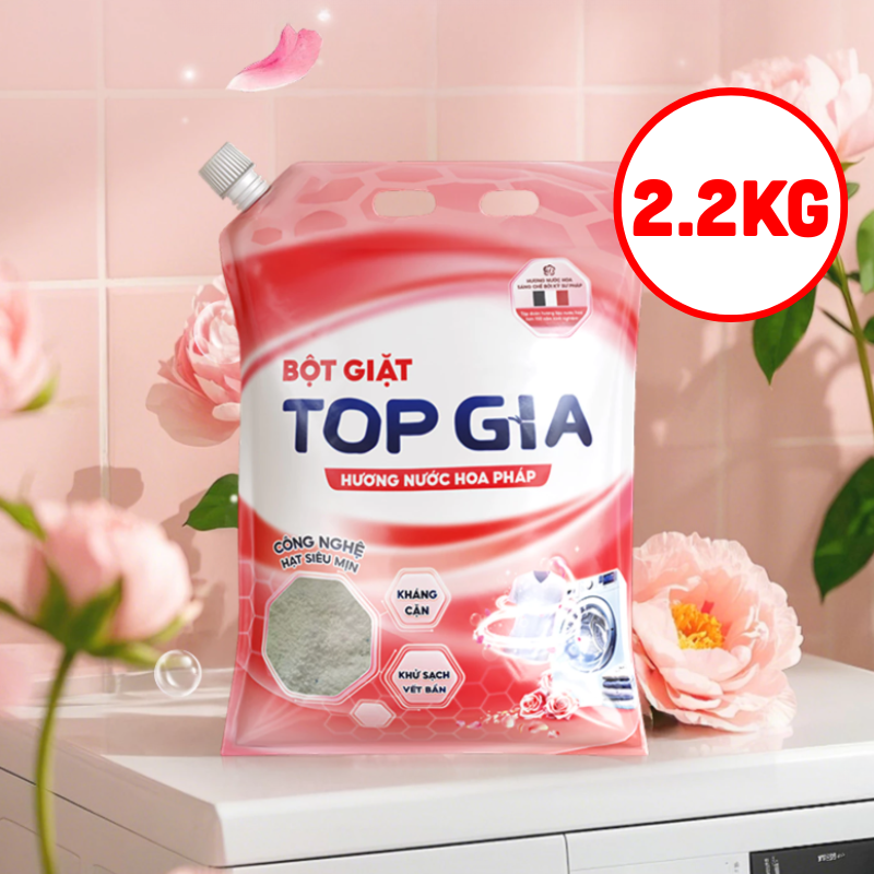 26884_7_20251015153007-1.png Bột Giặt Quần Áo Top Gia 2.2kg Hương Nước Hoa Pháp - BGQA03