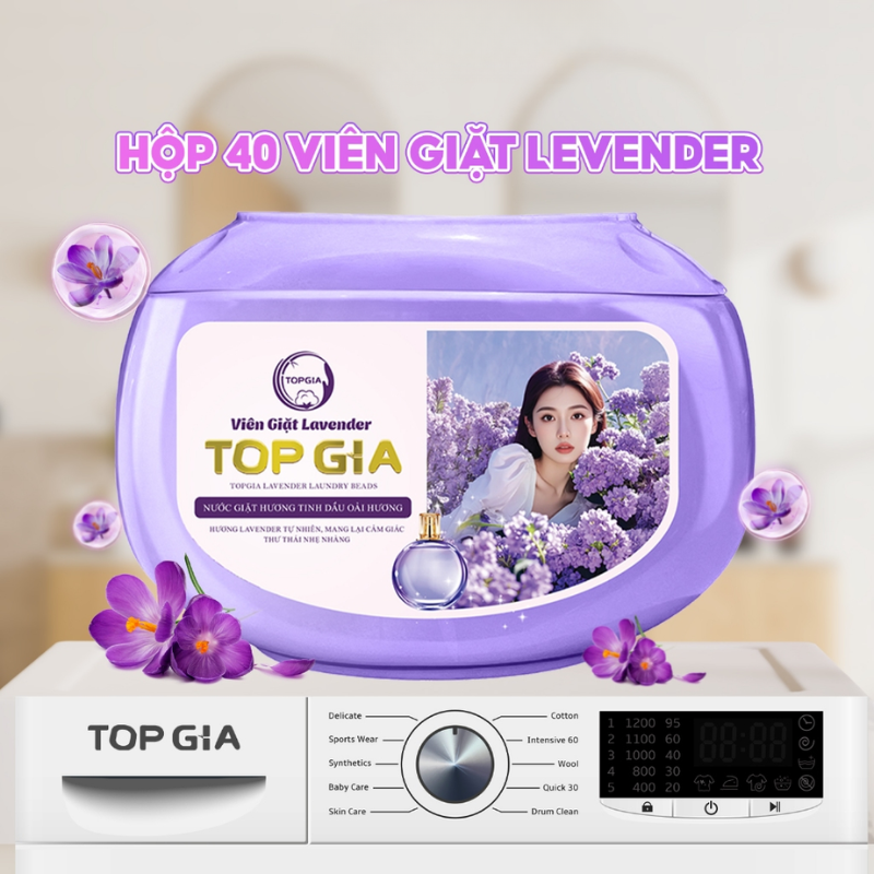 26886_6_20251015162724-1.png Viên Giặt Top Gia Hương Lavender - Hộp 40 Viên Giặt Quần Áo - VGQA01