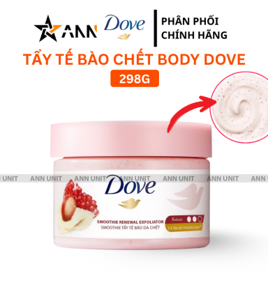 Tẩy Tế Bào Chết Body Dove Smoothie Renewal Exfoliator Hương Lựu Đỏ 298g - 6902088325454