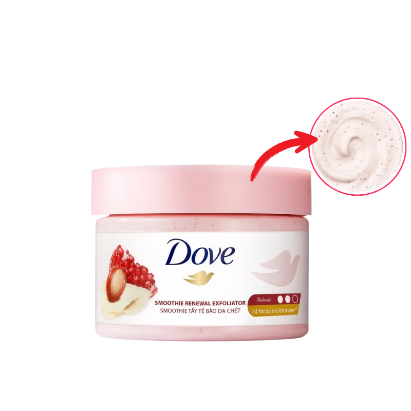 Chỗ sỉ tẩy Tế Bào Chết Body Dove Smoothie Renewal Exfoliator Hương Lựu Đỏ 298g 8 Chỗ sỉ tẩy Tế Bào Chết Body Dove Smoothie Renewal Exfoliator Hương Lựu Đỏ 298g