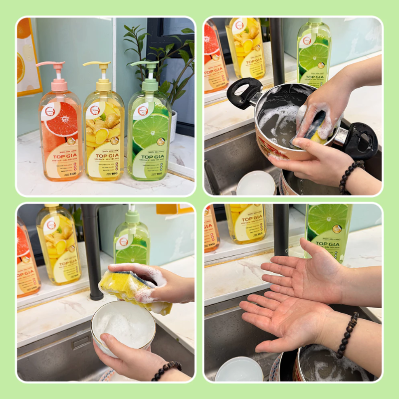 26892_11_20251016113842.png Combo 3 Chai Nước Rửa Chén Top Gia Hương Chanh Tươi - Hương Gừng- Hương Bưởi Hồng 1kg/chai - NRC02