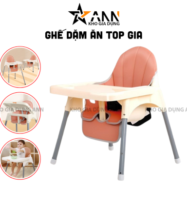 Ghế Dặm Ăn Cho Bé Top Gia Có Tùy Chỉnh Cao Thấp - GDA01