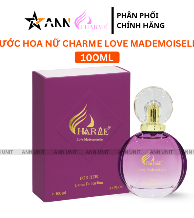 Nước Hoa Nữ Charme Love Mademoiselle 100ml Hộp Cứng - 8936194694911HOPCUNG