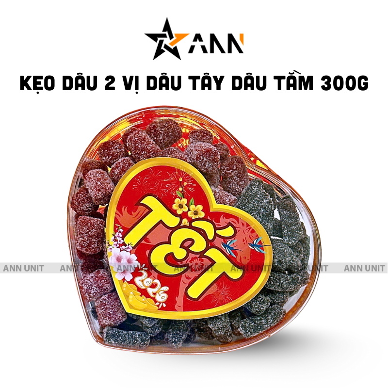 26942_103_20251031172307-2.png Kẹo Dâu 2 Vị Dâu Tây, Dâu Tằm300g Hộp Trái Tim Hộp Quà Tết 2026 - KD2VHTT300G