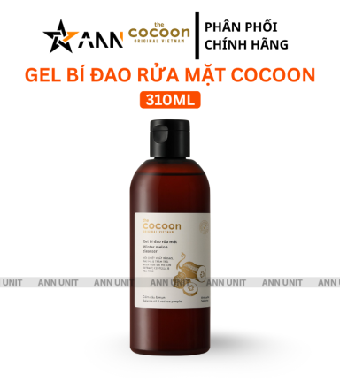Gel Bí Đao Rửa Mặt Cocoon Giảm Mụn 310ml Thuần Chay - GBDRMC