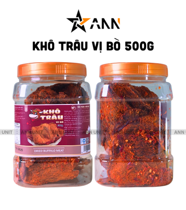 Khô Trâu Miếng Tẩm Vị Bò 500g Thơm Ngon - 8936208938901