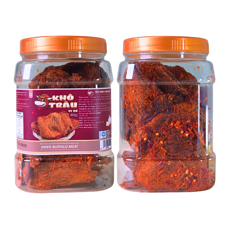 Khô Trâu Miếng Tẩm Vị Bò 500g Thơm Ngon 7 Khô Trâu Miếng Tẩm Vị Bò 500g Thơm Ngon