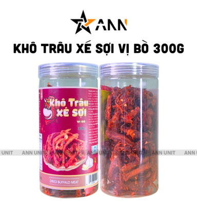 Khô Trâu Xé Sợi Tẩm Vị Bò 300g Thơm Ngon Hộp - 8936208938918