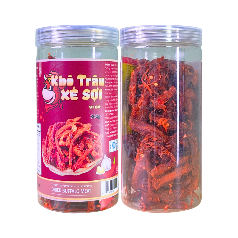 Khô Trâu Xé Sợi Tẩm Vị Bò 300g Thơm Ngon 6 Khô Trâu Xé Sợi Tẩm Vị Bò 300g Thơm Ngon