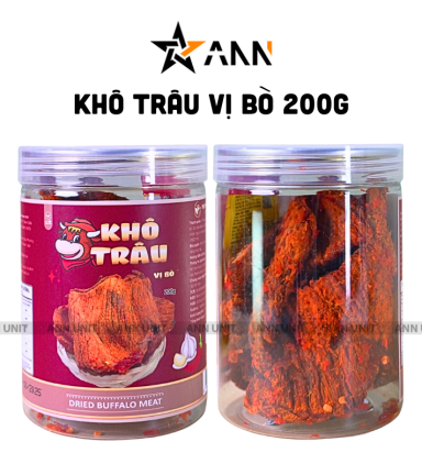 Khô Trâu Miếng Tẩm Vị Bò 200g Thơm Ngon - 8936208938895