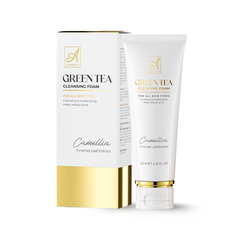 Sữa Rửa Mặt Trà Xanh A Cosmetics Phương Anh 125ml Phiên Bản Mới 7 Sữa Rửa Mặt Trà Xanh A Cosmetics Phương Anh 125ml Phiên Bản Mới