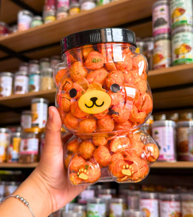 Snack Sò Hành Lá 300g - Hộp Gấu Lớn - SNACKHUGAU