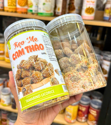 Keo Me Cam Thảo Thơm Ngon 500g - Hủ Pet - MCTSIO