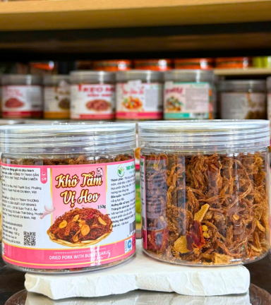 Khô Tẩm Vị Heo 150g Hộp Pet Thơm Ngon - KTVHHP150G