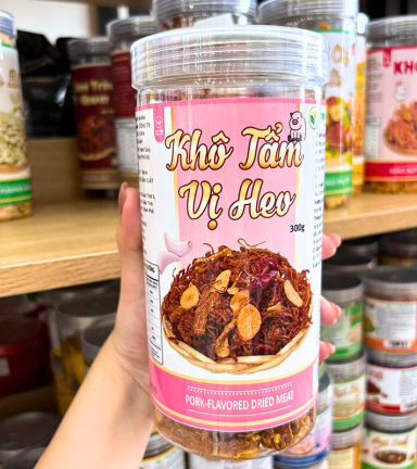 Khô Tẩm Vị Heo 300g Hộp Pet Thơm Ngon - KTVHHP300G