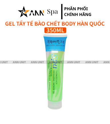 Gel Tẩy Tế Bào Da Chết Body Hàn Quốc Spa Exfoliating Shower Gel 350ml - Màu Xanh Lá - TTBDCSPA350MLXL