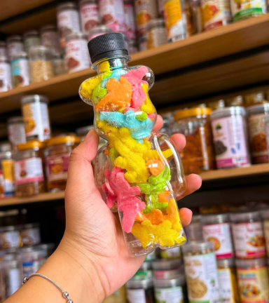 Kẹo Dẻo Cá Sấu Thơm Ngon 130g Chai Gấu Nhỏ - KDCSCGN130G