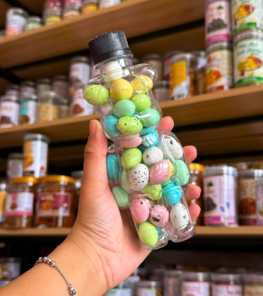 Kẹo Socola Trứng 200g - Chai Gấu Nhỏ - KTSCGN200G